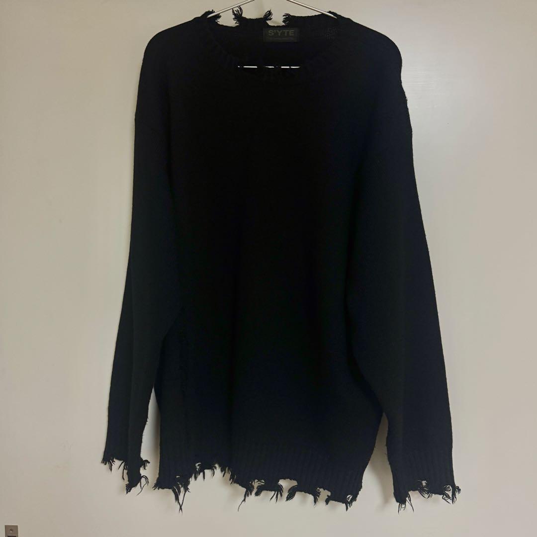Yohji Yamamoto（ヨウジヤマモト）｜S'YTEのダメージ加工ニット Yohji Yamamoto（ヨウジヤマモト）｜S'YTEのダメージ加工ニット - メルカリ