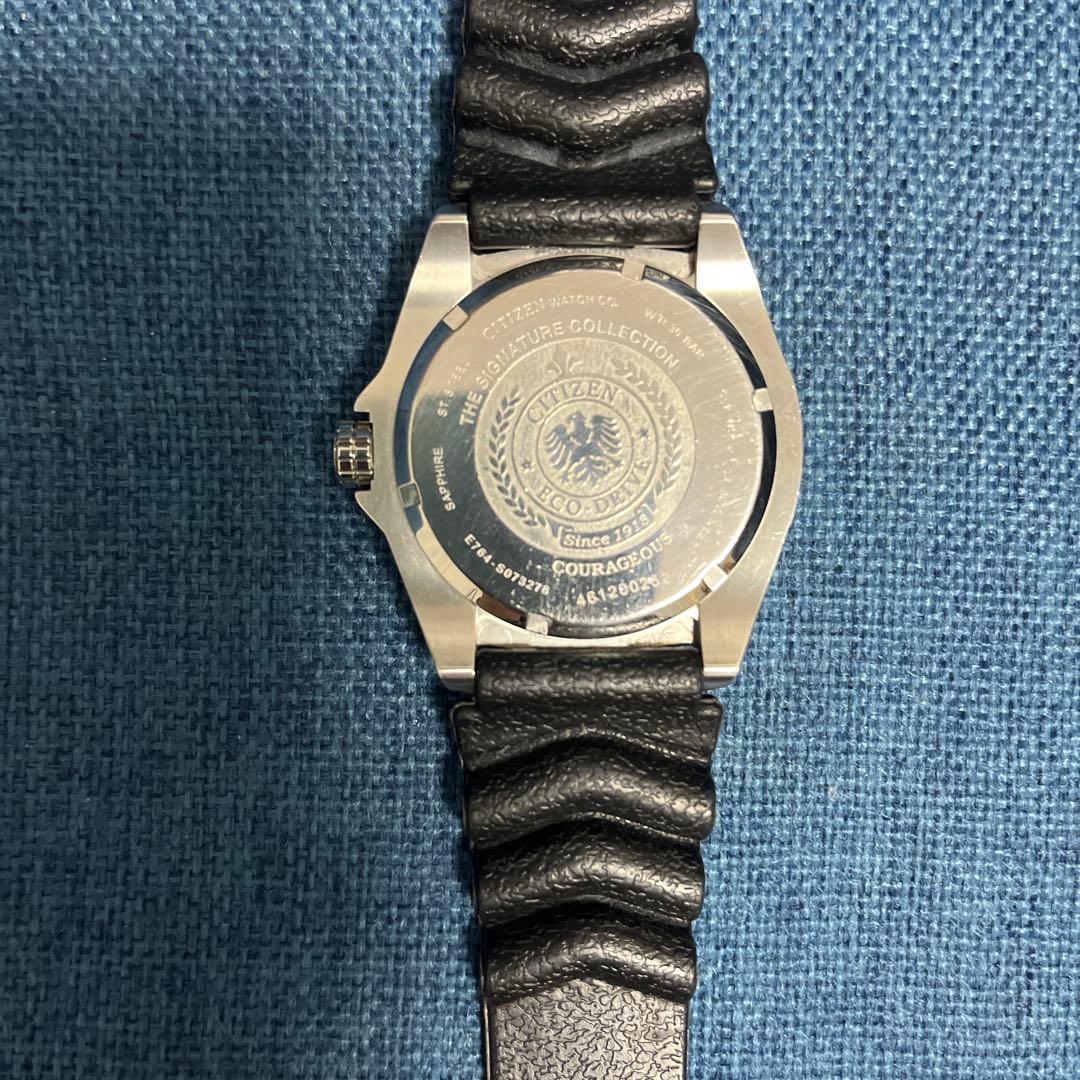 年末最終値引きシチズン シグネチャー ダイバー (BL1258-53L) - メルカリ