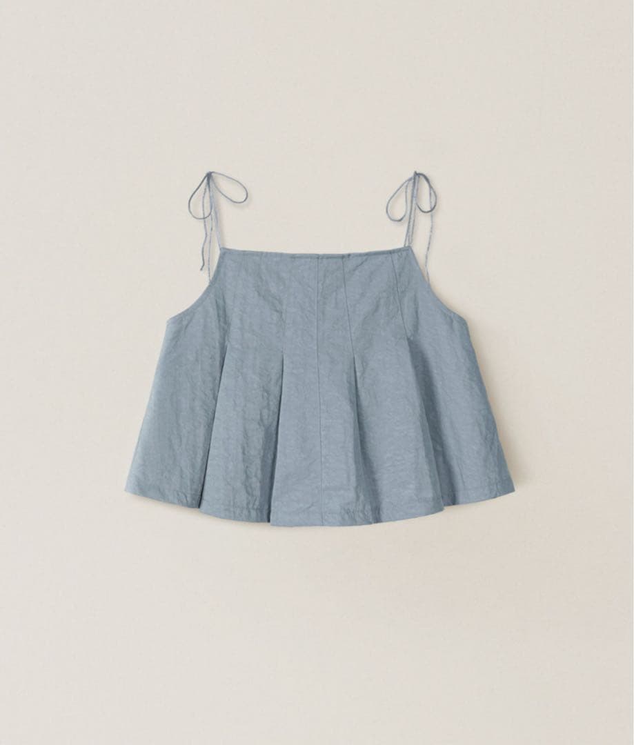 Ohotoro pleated cami top キャミソール