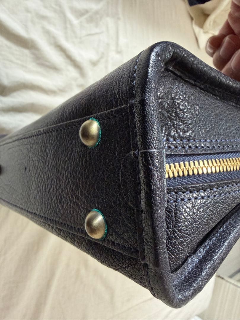 土屋鞄 アルマス バッファローブリーフケース アーバンネイビー