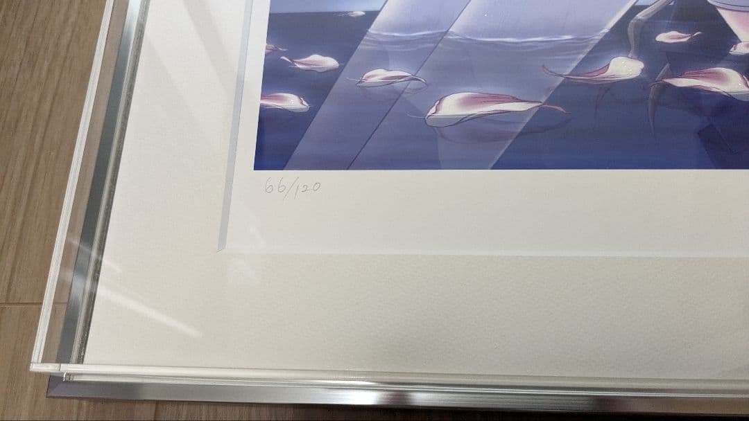 美品】版画 ミクスドメディア 西又葵 BLUE ANGEL2 66/120 - メルカリ