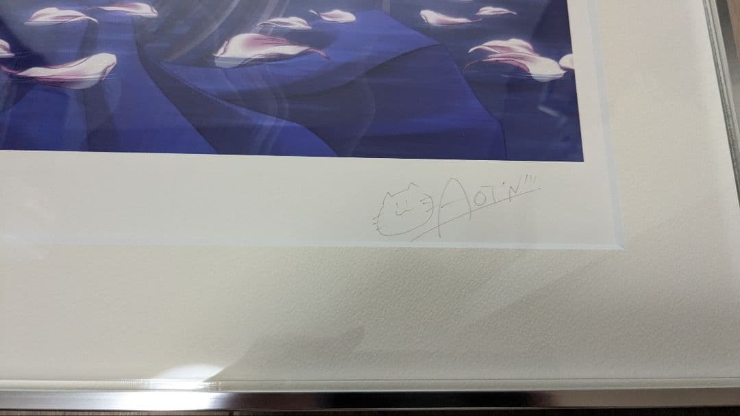 美品】版画 ミクスドメディア 西又葵 BLUE ANGEL2 66/120 - メルカリ