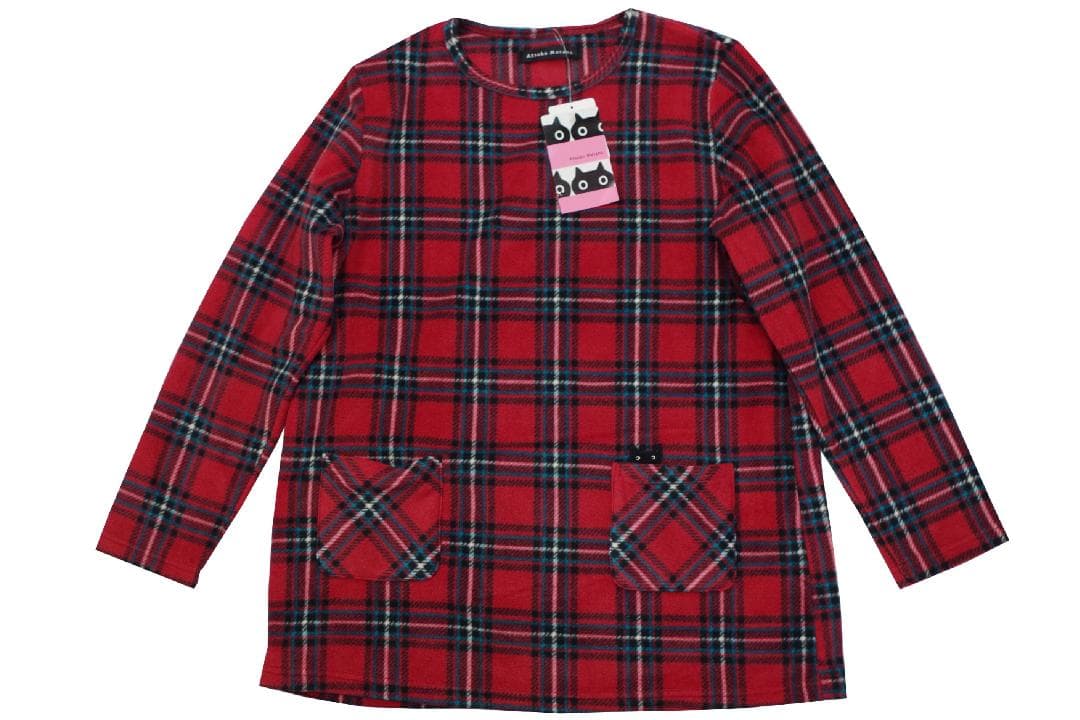 新品】マタノアツコ/ワコール ひょっこりクロネコフリースパジャマ（LL