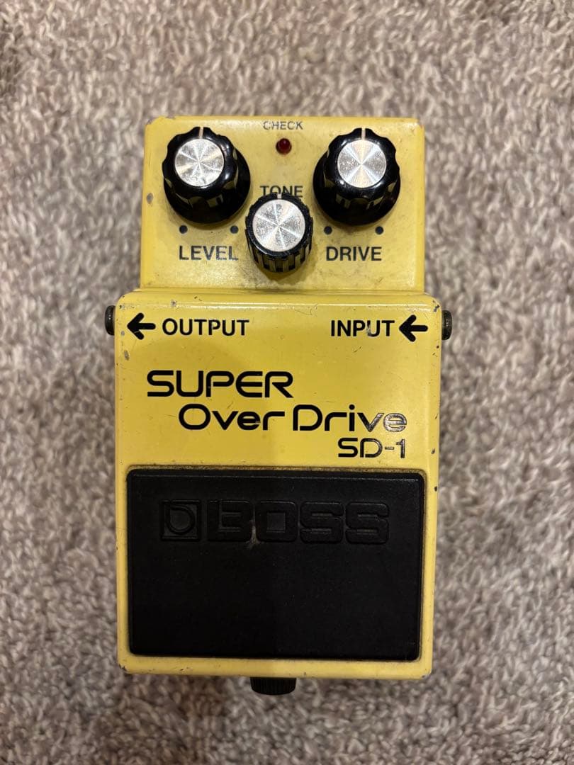 【1984年製】Boss Super Over Drive SD-1 日本製 BOSS（ボス） SD-1 SUPER OverDrive オーバードライブ 定番モデル : 愛
