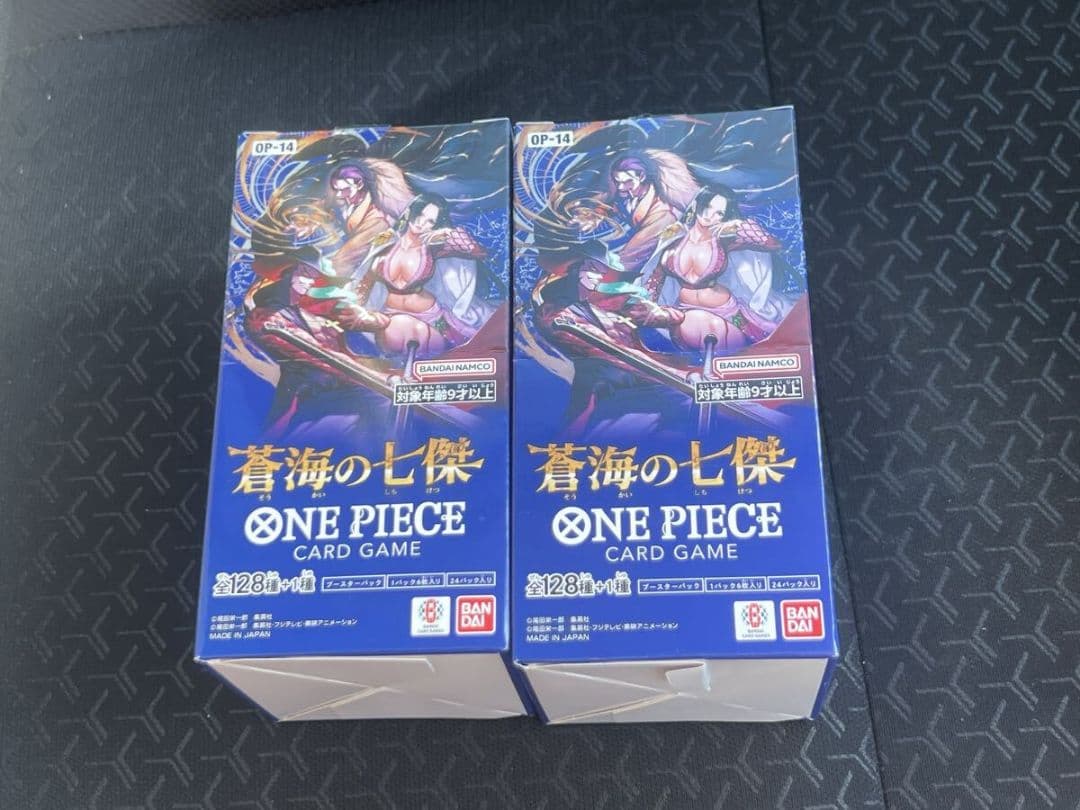 ワンピースカードゲーム 蒼海の七傑　2BOX テープカット