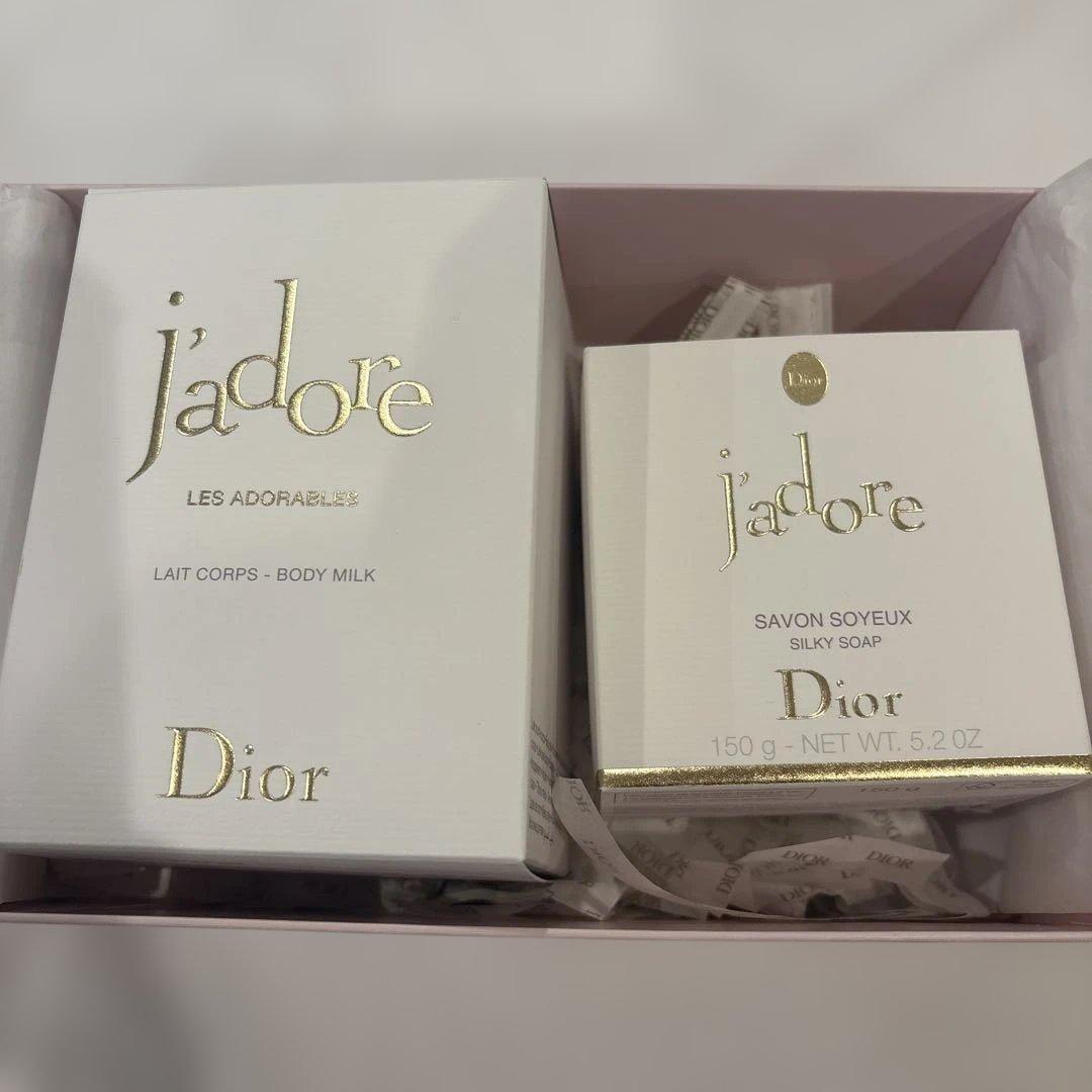 クリスチャンディオールDior j'adore ボディミルク＆シルキーソープ