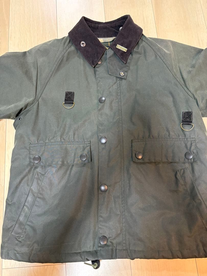 w*o様 Barbour Spey oiled wax jacket 36 - メルカリ