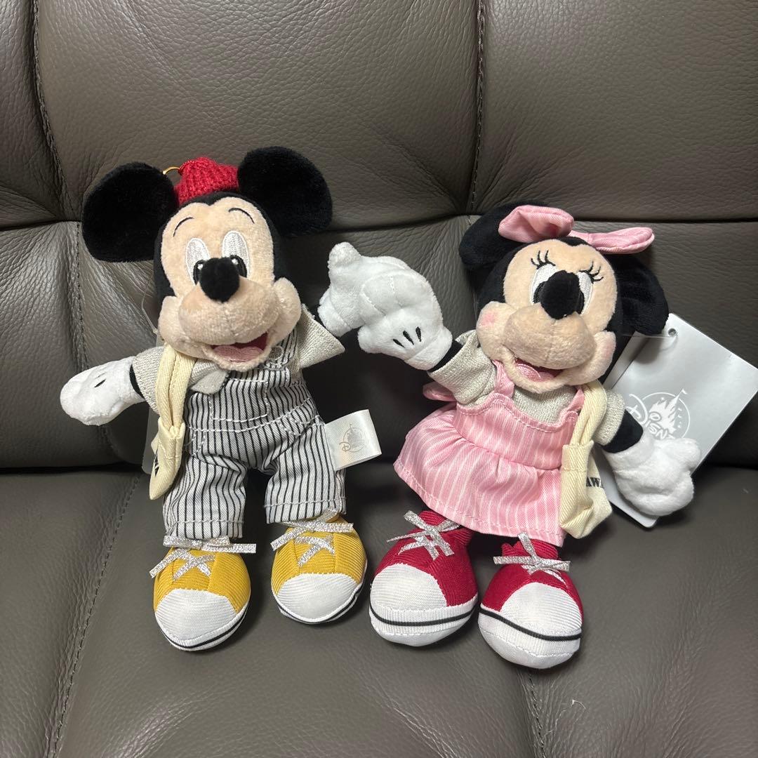 ディズニーストア 立川限定 ぬいぐるみキーチェーン ミッキー ミニー