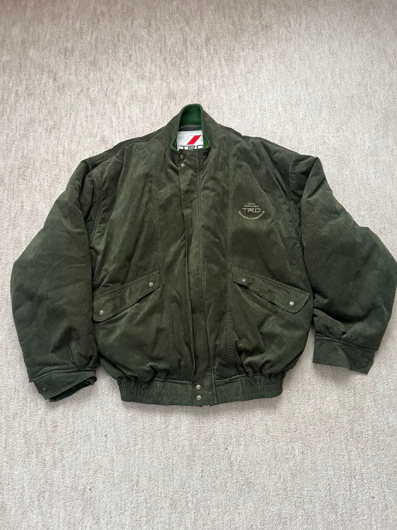 TOYOTA TRD ジャケット　L size レトロ レーシング!!! ヴィンテージ TOYOTA RACING DEVELOPMENT Trd トヨタ