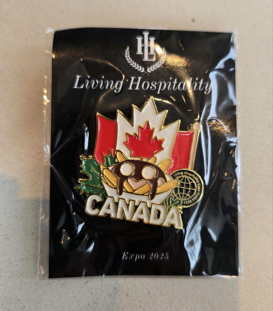 【非売品】大阪関西万博　カナダ　ピンバッジ カナダ館 パビリオン ピンバッジ 非売品 EXPO2025 大阪関西万博 ピンズ