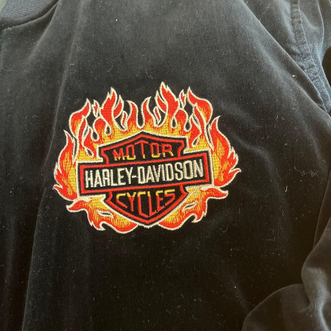 Harley-Davidson ベロアジャケット スカジャン サイズXL - メルカリ