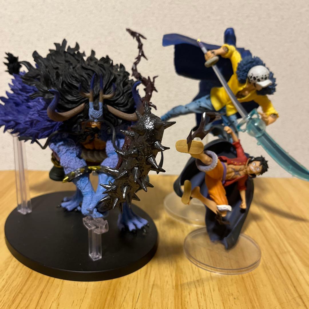 #箱無し ワンピース一番くじ ガイドウ ルフィ ロー 鬼ヶ島決戦フィギュア