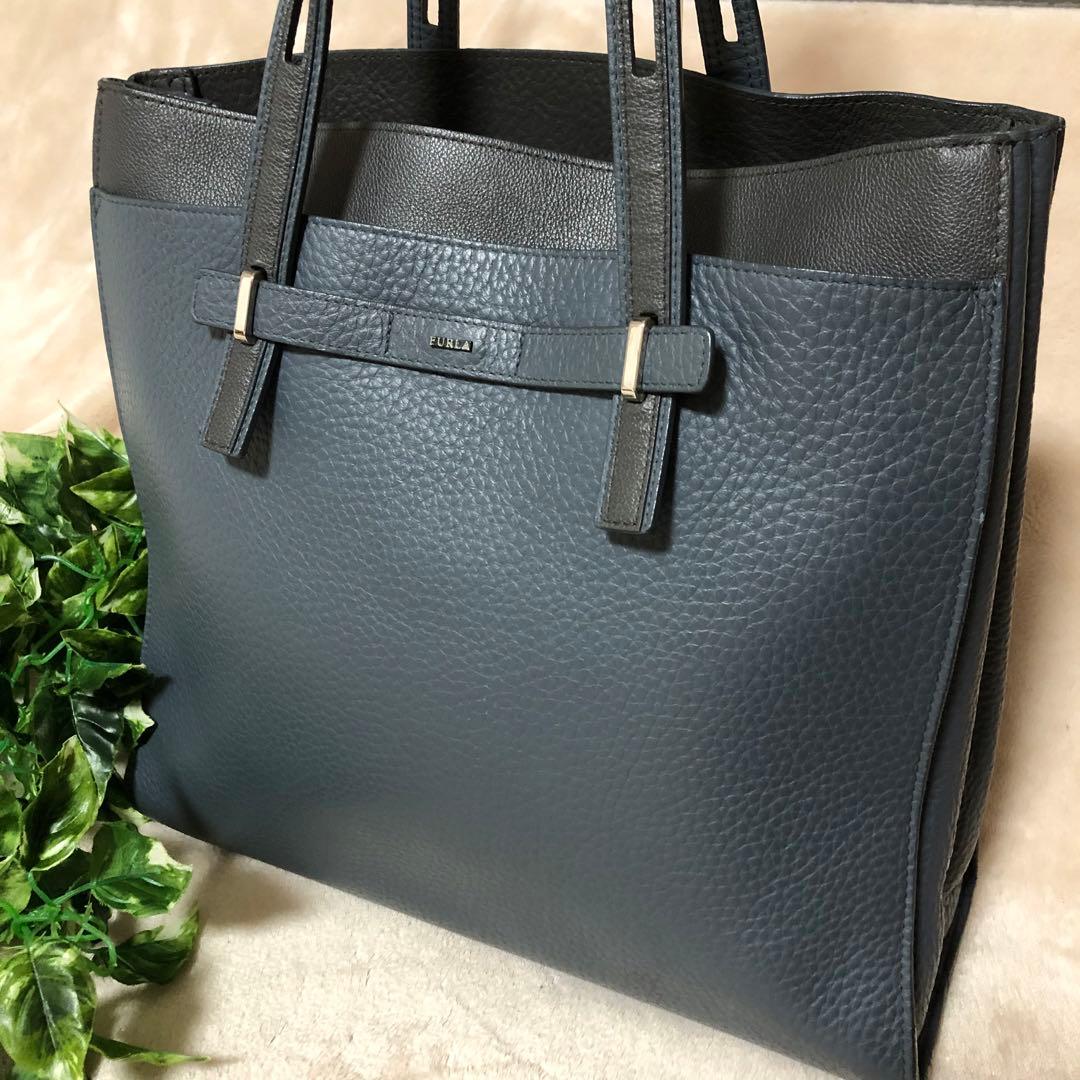 美品　FURLA　フルラ　トートバッグ　MAN GIOVE L　ジョーヴェ　A4