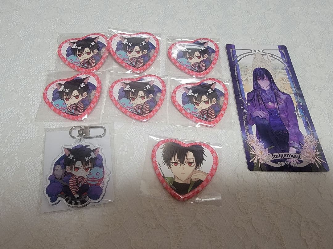 ある日、お姫様になってしまった件について ルーカス 缶バッジ タロットカード