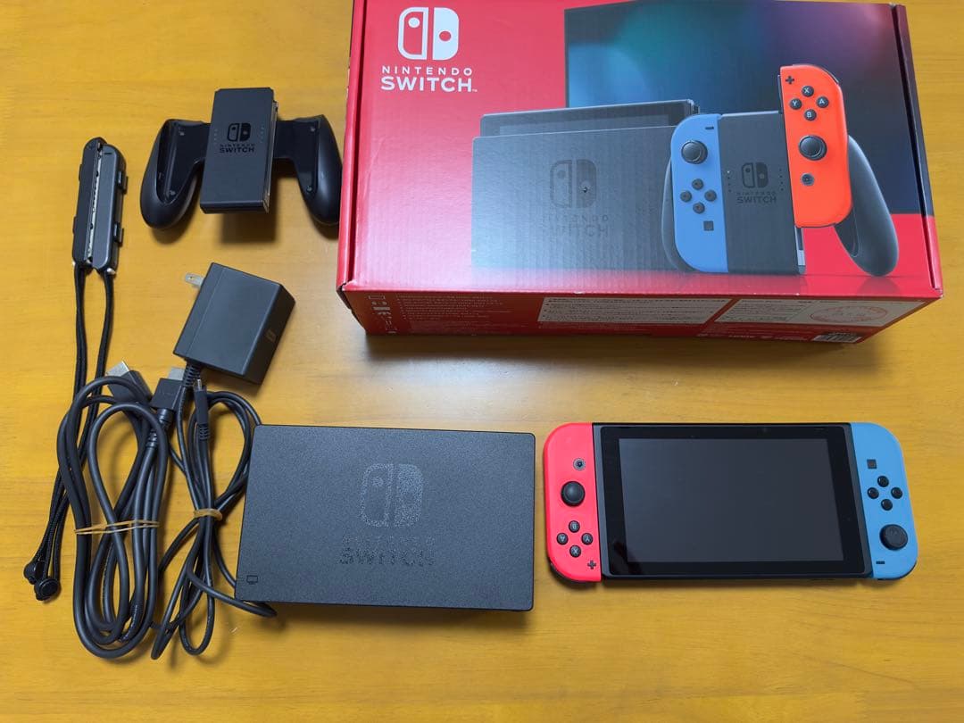 【バッテリー強化版】Nintendo Switch 本体 ネオン 付属品一式