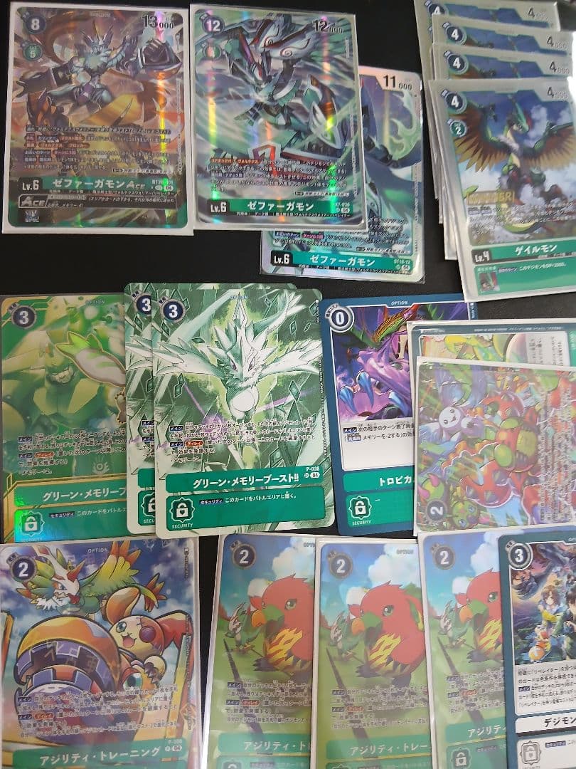 ゼファーガモンace1パラレル ゲイルモンwinner4+関連パーツ