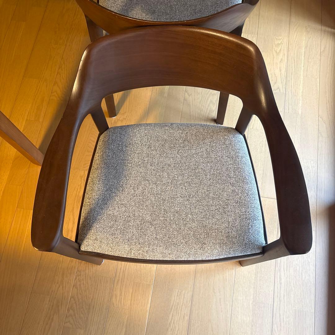 カンディハウス　WING LUX LD アームチェアー　脚折れ