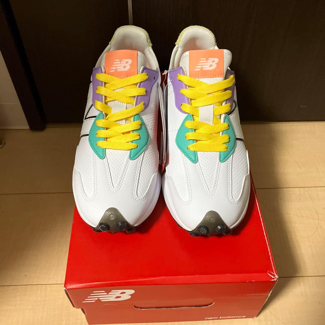 New Balance グリーン映え♡マルチカラー♡替え紐付き