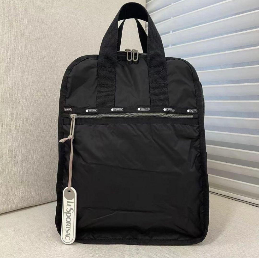 レスポートサック　リュックサック　ブラック　エッセンシャル　超軽量　バックパック