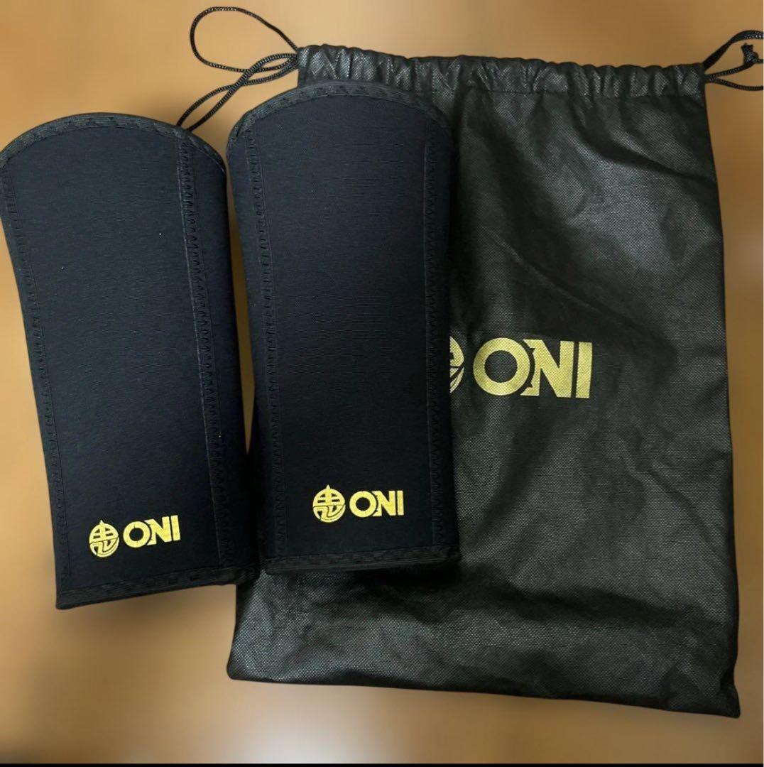 ONI Knee Sleeves PRO A級品 Mサイズ 正規品 ONI ニースリーブPRO IPF公認 膝サポーター スクワット 鬼プロ(A級品