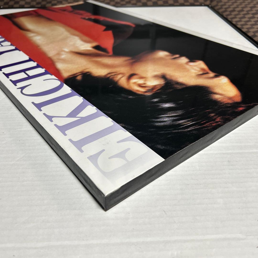 矢沢永吉木枠パネルポスター（赤・黒ジャケット） - メルカリ