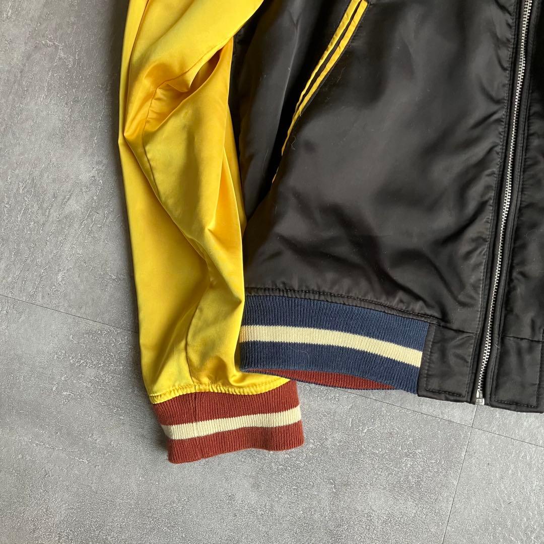 DIESEL スカジャン リバーシブル 龍 サテン生地 スーベニア 刺繍 M