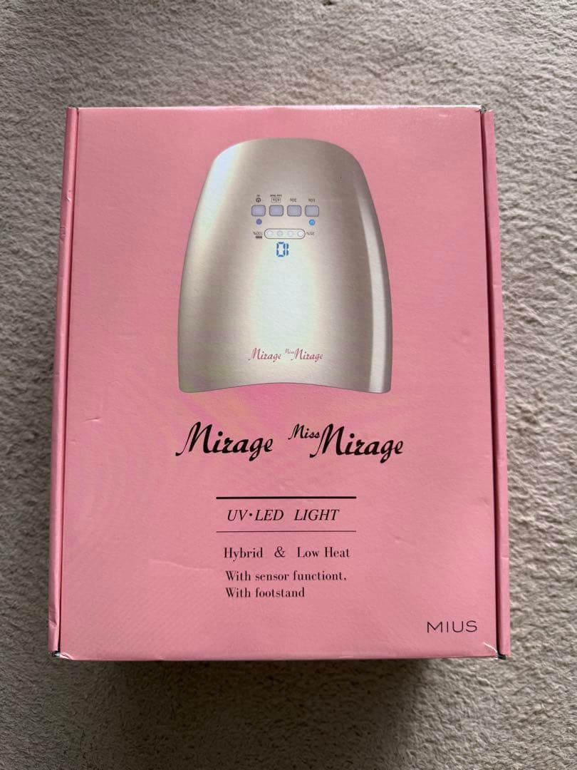 【新品未使用】Mirage Miss Mirage UV-LEDライト Mirage Miss Mirage ミラージュミスミラージュ ハイブリッドライト 36W