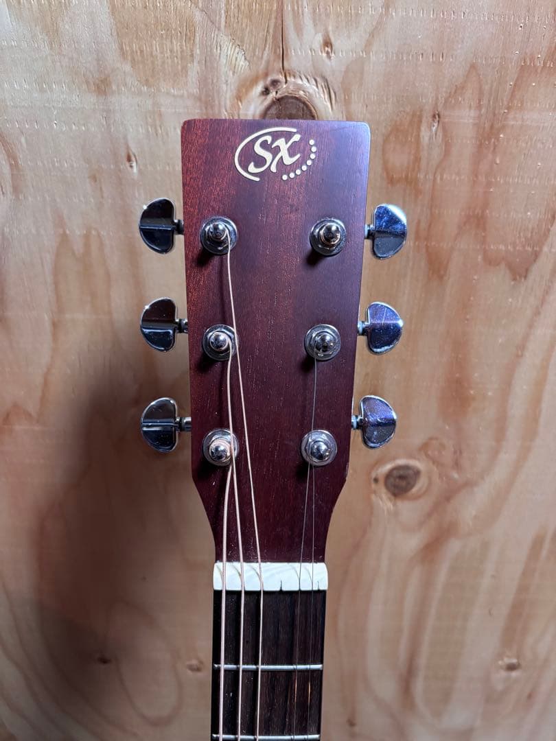 トップ単板　SX アコースティックギター 未使用リペア済品/純正ケース付き 400-2780-1.jpg