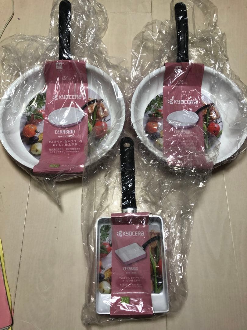 KYOCERA フライパン3種類セット　京セラ