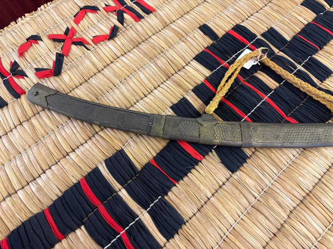 アイヌ タンネプイコロ 覆輪太刀 刀装具 太刀拵 イコロ エムシ 三ツ巴