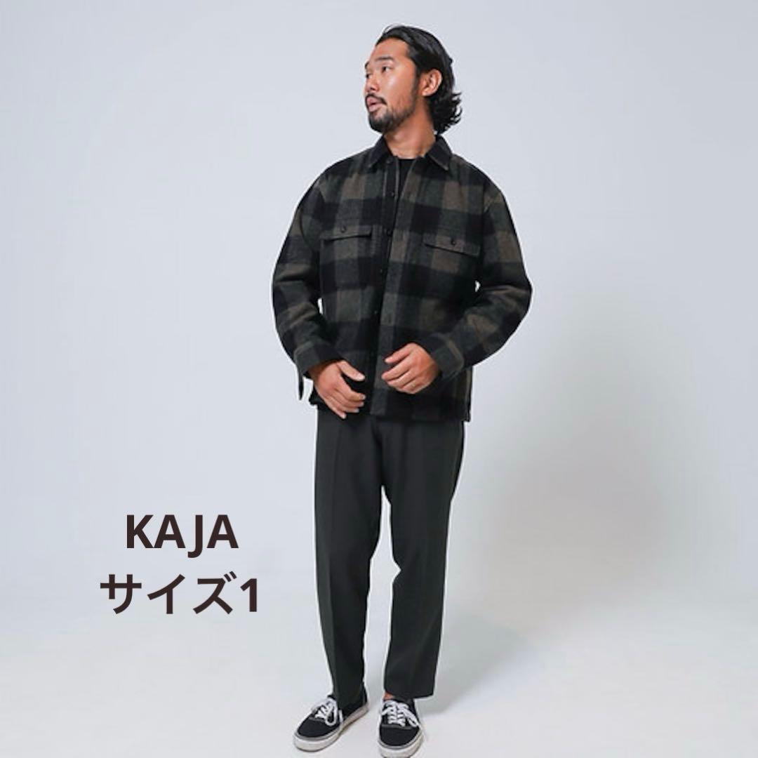 ジャケット・アウター KAJA WOOL BUFFALO CHECK CPO JACKET