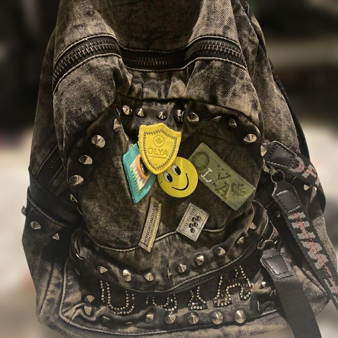 OLYA スタッズ付きリュック y2k グランジ サブカル OLYA スタッズ付きリュック y2k グランジ サブカル