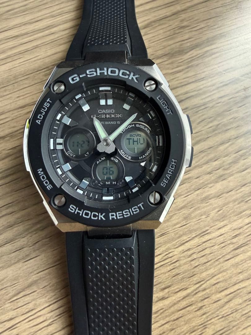 densya　CASIO G-SHOCK ブラックソーラー時計
