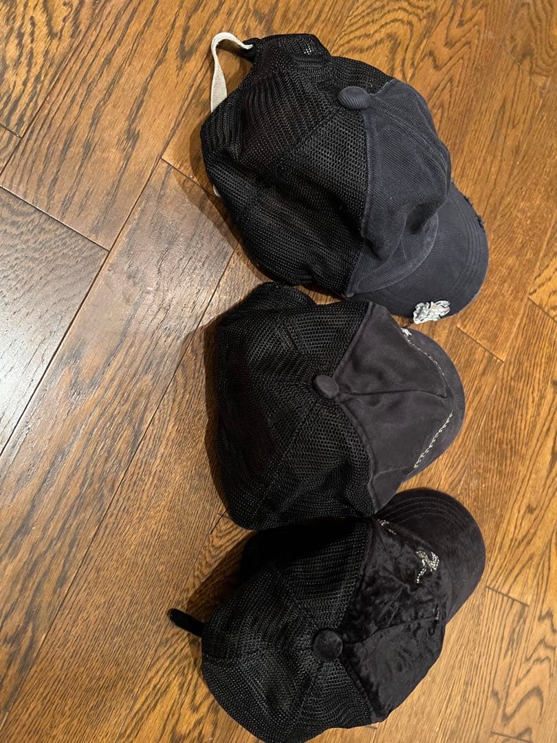 roarとYOBOSSブラックキャップ 3点セット 刺繍付き