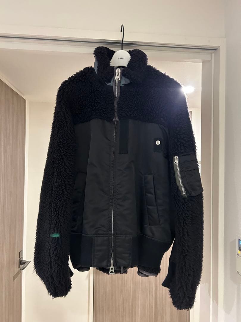 sacai サカイ MA-1ボアブルゾン 2 / ジャケット・フリース