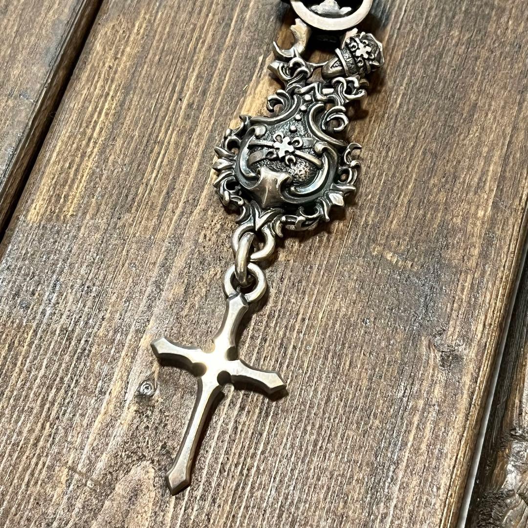 FAL エフエーエル シルバー クラックオブダウン レザー チョーカー