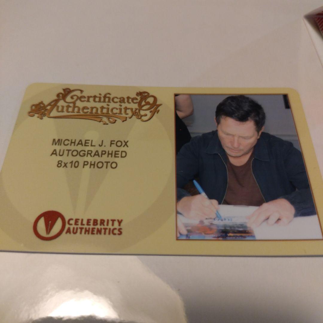 マイケル・J・フォックス 直筆サイン 8×10インチ オートグラフ - メルカリ