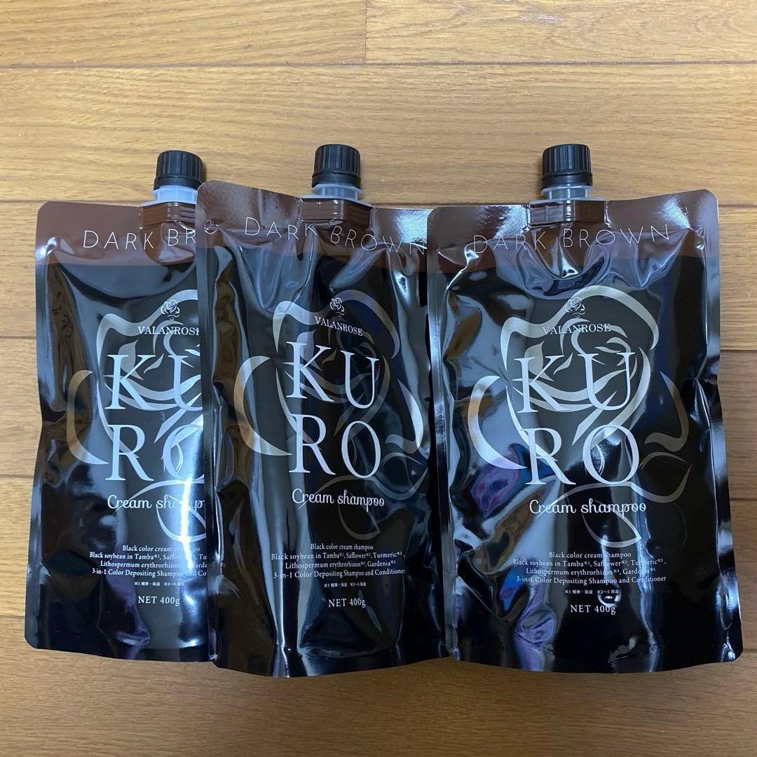 バランローズクロクリームシャンプー　３袋