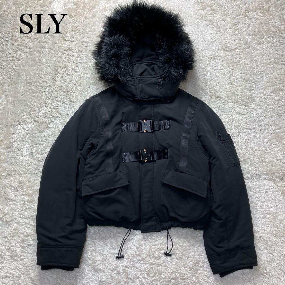 美品✨　SLY bomber jacket N-2B Y2K 黒