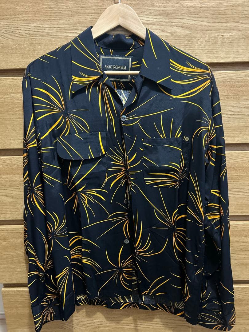 ANACHRONORM 花柄 長袖シャツ
