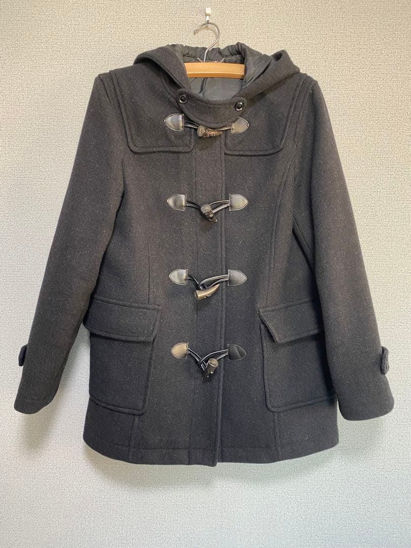 美品　イーストボーイ　アンゴラウールダッフルコート　11号　グレー　ヴィーナス