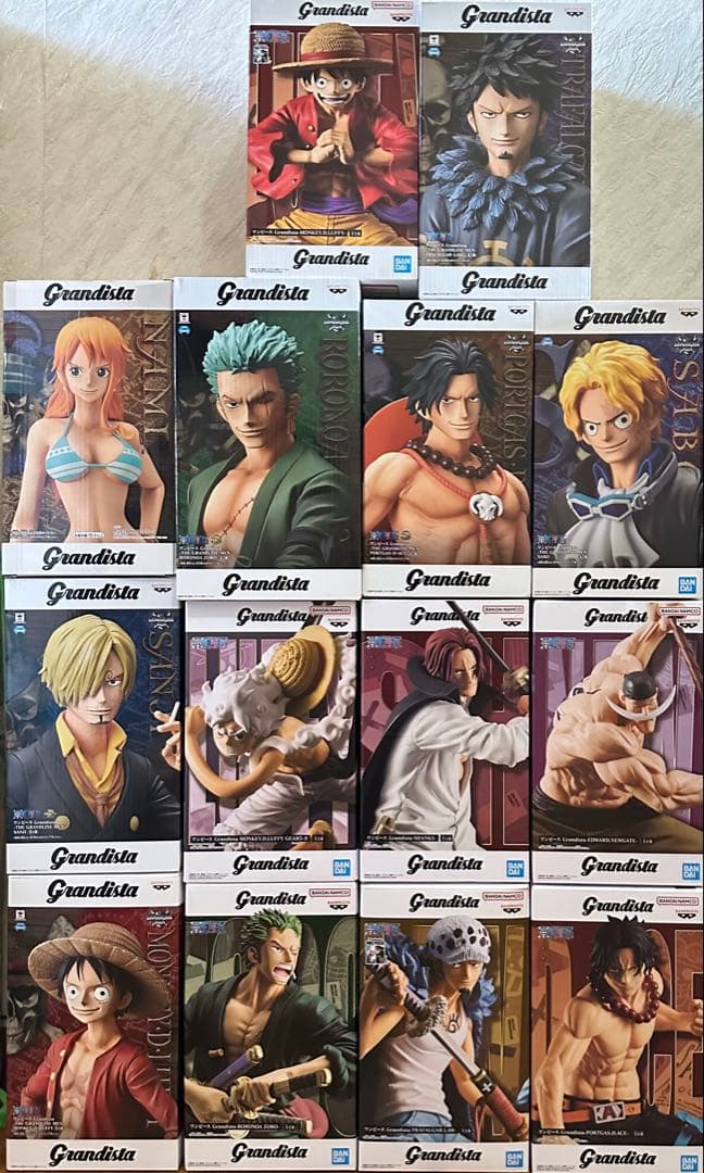 ワンピース Grandistaフィギュア 14体セット ワンピース Grandista MAXIMATIC ルフィ ギア5 フィギュア 14体セット