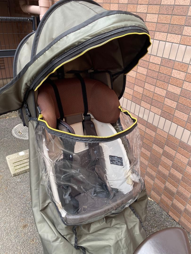 【新品】norokka リアチャイルドシート用　レインカバー　後部座席専用 リア 国内メーカーシート用レインカバースタンダードモデル【送料無料