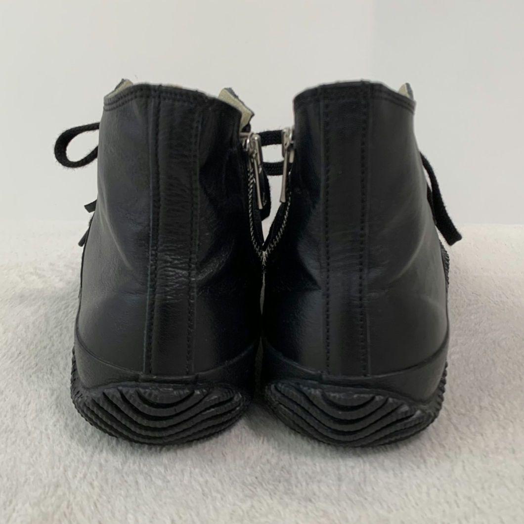 【美品】SPINGLE MOVE カンガルーレザーハイカット ファスナー《現行》