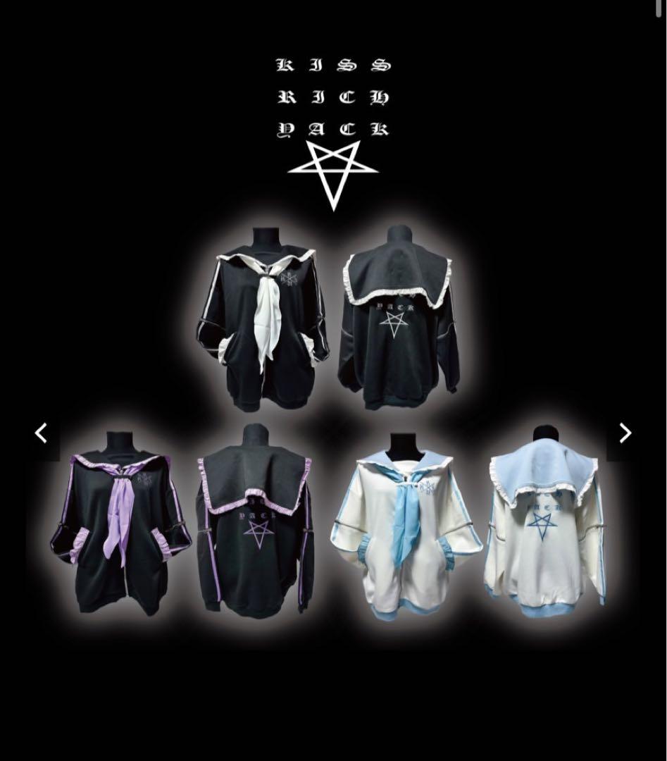 kry clothing HIJOSIKI セーラー パーカー　紫