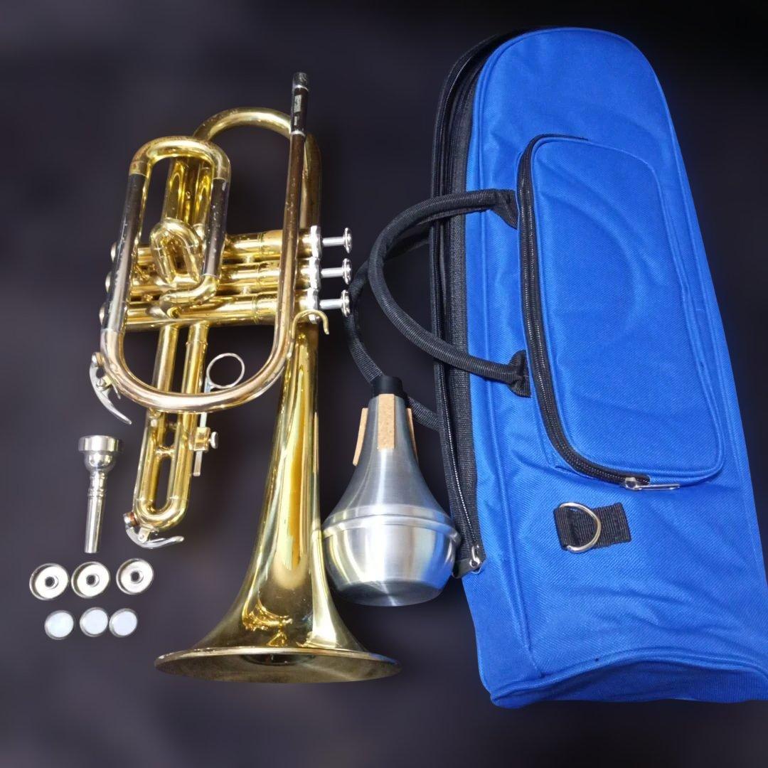 ヤマハ ロングコルネット本体 YCR−2310 社外ケース ボトムキャップ ヤマハ ロングコルネット YCR-2310【服部管楽器】 - 服部管楽器