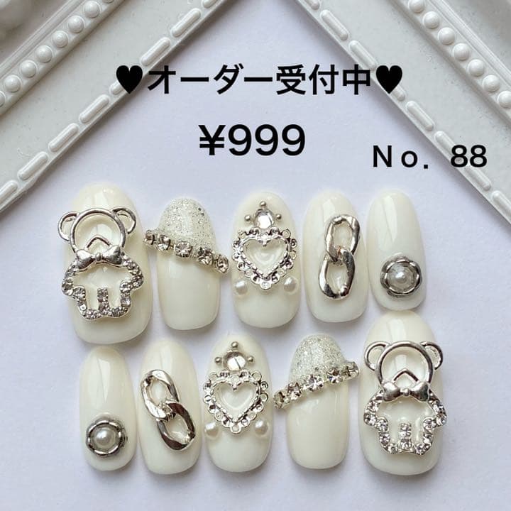 ジェルネイル ネイルチップ オーダー♥量産型