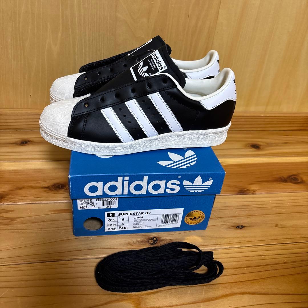 靴 adidas SUPERSTAR 82 24.5cm US6.5