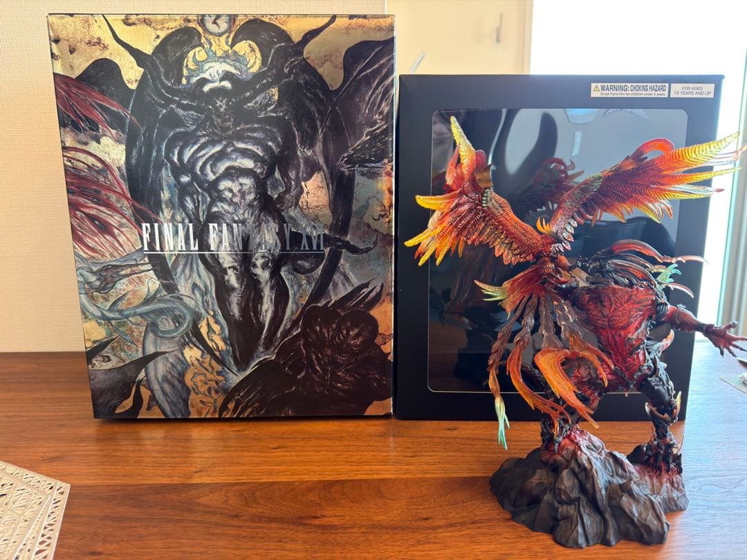 FFXVI コレクターズエディション　フェニックスvsイフリート フィギュア FF16』コレクターズエディションの「フェニックス VS イフリート