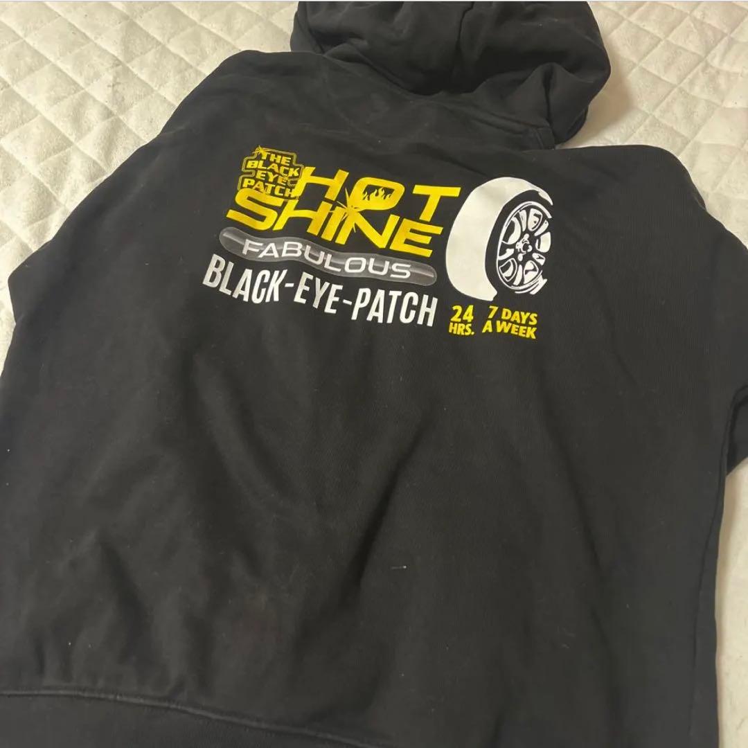 BLACK EYE PATCH パーカー Mサイズブラック - メルカリ